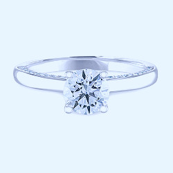 Helzberg Diamond Masterpiece® 1 ct. tw. Diamond Engagement Ring in 14K  White Gold |Helzberg Diamonds